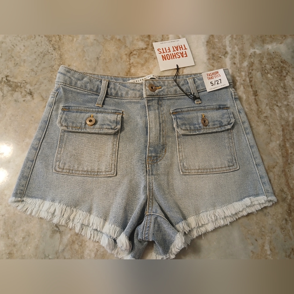 Celebrity Pink denim shorts